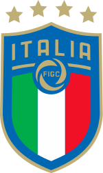 Logo FIGC e nazionale italiana